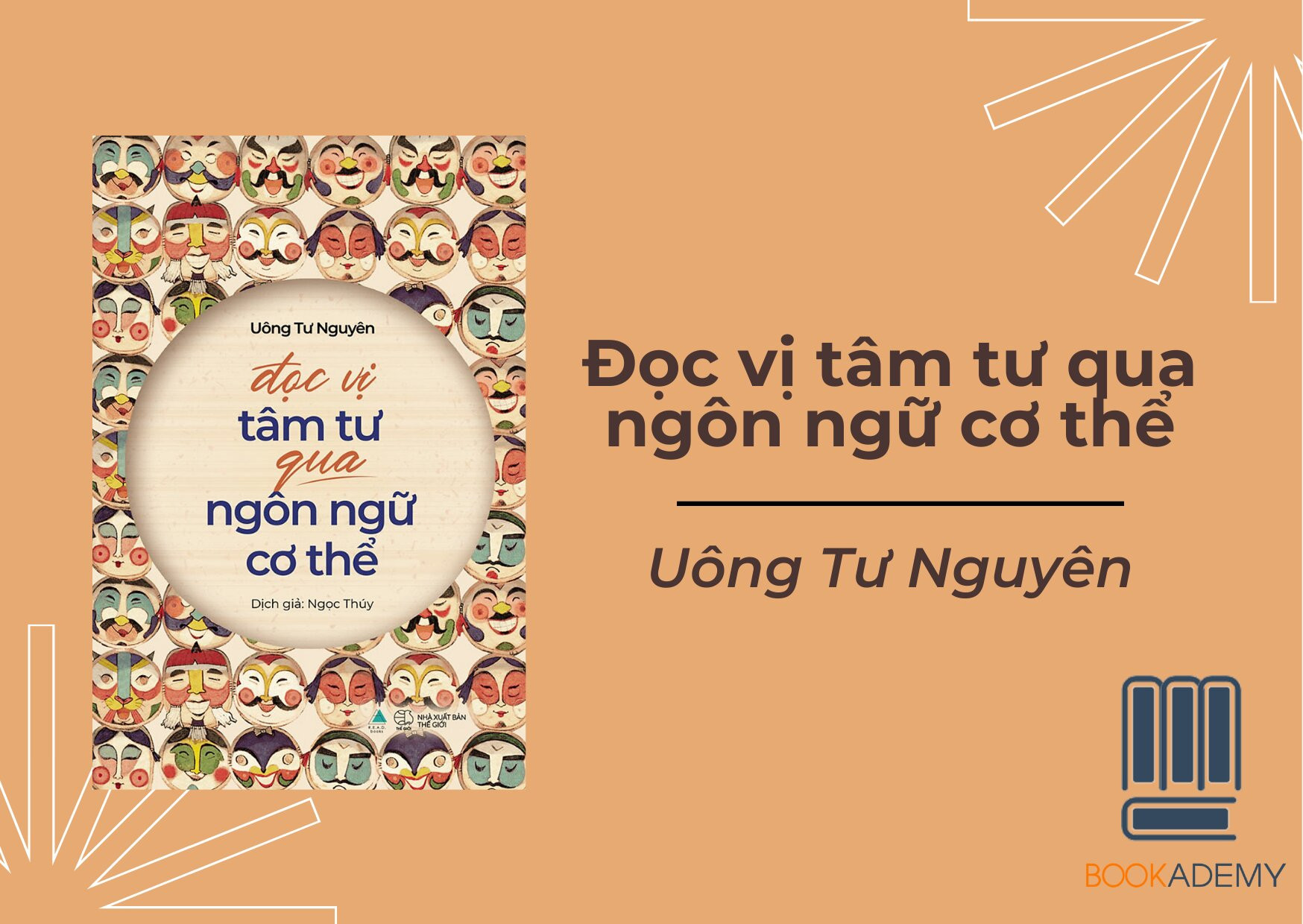[Bookademy] "Đọc Vị Tâm Tư Qua Ngôn Ngữ Cơ Thể": Tấm Bản Đồ Ngôn Ngữ Cơ Thể
